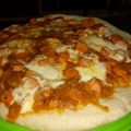 El cooksnap de Mika Ella cuando hizo Pizza con salchicha .
