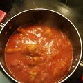 El cooksnap de Luisito Torres cuando hizo Pollo en salsa roja y epazote.