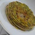 Varsha Dave's cooksnap of when they made પાલક પનીર ચીઝી સ્ટ્ફડ પરાઠા ( palak paneer cheesy sttufed parath.
