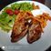 Cooksnap Fimo semasa beliau membuat Ayam Bakar Air Fry.