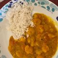 El cooksnap de Anto⚡️ cuando hizo Curry de garbanzos y camarones.