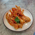 Cooksnap dari Ragil Wulandari untuk resep Ceker Bumbu Rujak (wadah takir persegi panjang dan bunga)