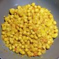 El cooksnap de Alex JC cuando hizo Chana Masala —Garbanzos al curry—.