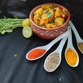 Anjana Sheladiya's cooksnap of when they made બટેટા નું શાક.