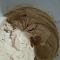 El cooksnap de Gaby Chavez cuando hizo Crema moka (relleno/decoración).