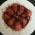 El cooksnap de Enrique Pérez Santo cuando hizo Peras al vino con helado y frambuesas.