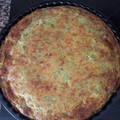 El cooksnap de Aliraski cuando hizo Quiche de espinacas y champiñones.