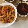 Cooksnap Khairi sshi semasa beliau membuat Kentang Pecah Telur.