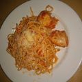 El cooksnap de Anabel Gilbert cuando hizo Tallarines con tuco.