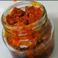 Veena Chopra का कुकस्नैप जब उन्होंने आम का अचार (Aam Ka Achar recipe in hindi) बनाया था।