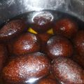 Sunita Singh 's cooksnap of when they made गुलाब जामुन.