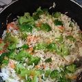 Cooksnap de Zukami Takai quando cozinhou Arroz integral com ovos e legumes.