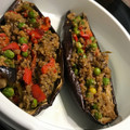El cooksnap de Anna cuando hizo Berenjenas rellenas con quinoa.