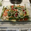 El cooksnap de Mariela cuando hizo Pescado Blanco con vegetales al horno.