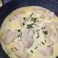 El cooksnap de Karín Bahamondes cuando hizo Pechugas de pollo asadas a la mostaza con arroz.