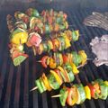 El cooksnap de LuzMa SG cuando hizo Brochetas al Grill.