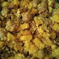 El cooksnap de Merche MR cuando hizo Revoltillo criollo.