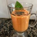 El cooksnap de Laura Ozafrain cuando hizo Gazpacho andaluz.