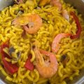 El cooksnap de Cristina Picón González cuando hizo Fideuá con marisco.