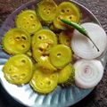 chaitali ghatak का कुकस्नैप जब उन्होंने ककोड़ा की सब्जी (खेख्सी) #GRD बनाया था।