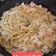 El cooksnap de Maggie cuando hizo Espaguetti Alfredo.