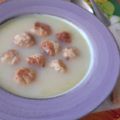 El cooksnap de Carmen cuando hizo Sopa de albóndigas de atún.