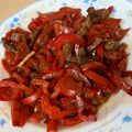 林媛媛 的 彩椒炒五花肉 cooksnap