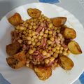 El cooksnap de Bruja cuando hizo Patatas picantes con garbanzos y panceta.