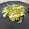 El cooksnap de Felipe Garrido cuando hizo Tiras de pota con ajo y perejil.