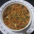 Sujata Kulkarni's cooksnap of when they made शेजवान फ्राईड राईस (Schezwan fried rice recipe in marathi).