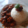 El cooksnap de Alexi Y Kerly Spca cuando hizo Pollo  Agridulce.