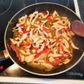 El cooksnap de Tonysantos cuando hizo Fajitas de pollo.