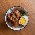 Min-Ju Wang 的 手切滷肉飯(配滷蛋油豆腐） cooksnap