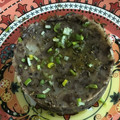 El cooksnap de Mabi cuando hizo Patatas enmascaradas con morcilla y huevo poché.