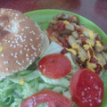 El cooksnap de Faby Barajitas🇲🇽🌻🌻 cuando hizo Hamburguesa de res con amaranto y pan brioche👌🏼🍔.