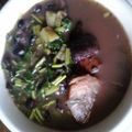 El cooksnap de Dan Barreto @elhornodeeloy cuando hizo Sopa de caraotas (frijoles) negros.