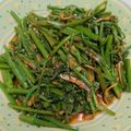 陳毛毛 的 小魚乾炒龍鬚菜 cooksnap