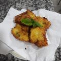 El cooksnap de La Este cuando hizo Buñuelos de arroz con mayonesa de ajo.