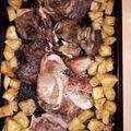El cooksnap de Mariana R. Ruiz cuando hizo Asado de tira al horno con papas.