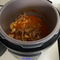 El cooksnap de Gaby Glez cuando hizo Bistec🥩 con papas🥔.