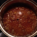 El cooksnap de Araceli cuando hizo Morro de cerdo en salsa.