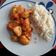 El cooksnap de Ainesva cuando hizo Pollo agridulce (para dos personas).