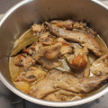 El cooksnap de Rafel Curto cuando hizo Conejo al ajillo.