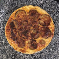 El cooksnap de Paco cuando hizo Quiche de berenjenas.