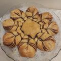 Misbah Anjum's cooksnap of when they made Star shape Nutella bread.