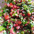 El cooksnap de Karine Granados cuando hizo Ensalada fresca de nopal al estilo Sonorense.