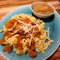 Cocina Latina 's cooksnap of when they made Hörnli mit Gehacktem und Apfelmus.