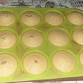 El cooksnap de MaguiTa Bertini cuando hizo Muffins de vainilla con corazón de chocolate.