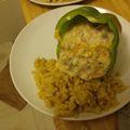 spacebubz's cooksnap of when they made Pasta Stuffed Bell Pepper.
