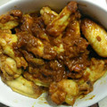 El cooksnap de Maria Martinez cuando hizo Alitas de pollo con cebolleta y curry (Thermomix).